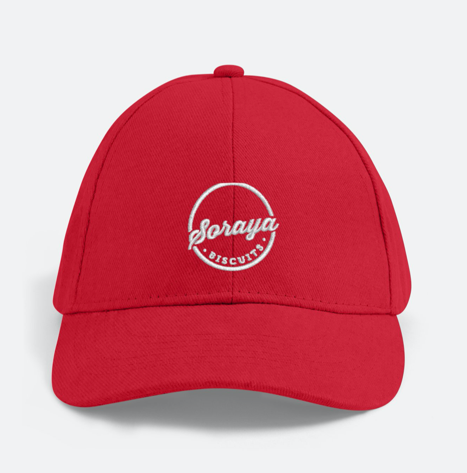Soraya Biscuits red hat